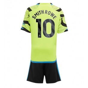 Arsenal Emile Smith Rowe #10 Koszulka Wyjazdowych Dziecięca 2023-24 Krótki Rękaw (+ Krótkie spodenki)